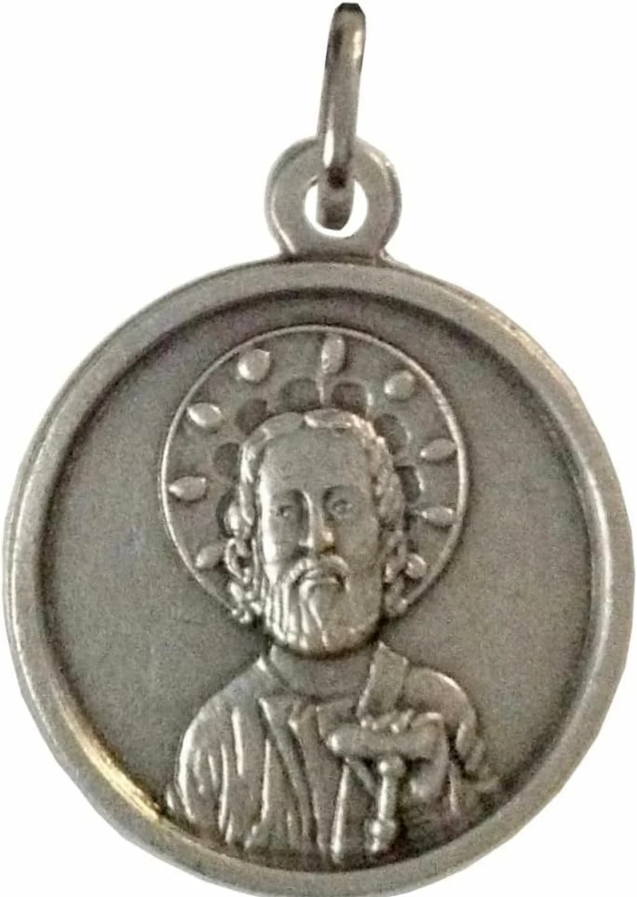 "I G J Saint James The Apostle Santiago De Compostela Medal - 100% Made in Italy - Patron Saint Medal"