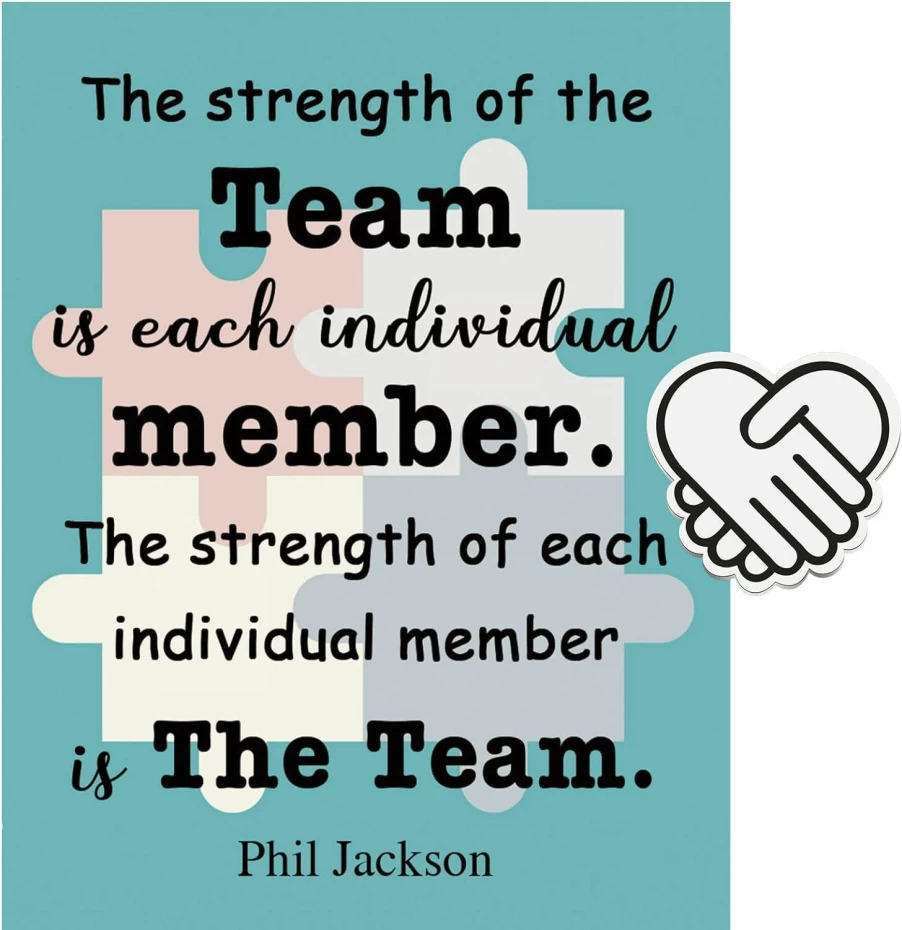 "TIIMG Teamwork Appreciation Card - Thank You Gift for Colleagues, Staff & Co-Workers - Strength Themed Group Greeting Card"