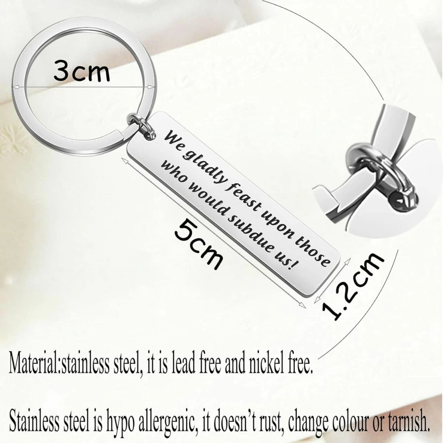 Bobauna Musical Keychain - Cute Inspirational Gift for Music Lovers