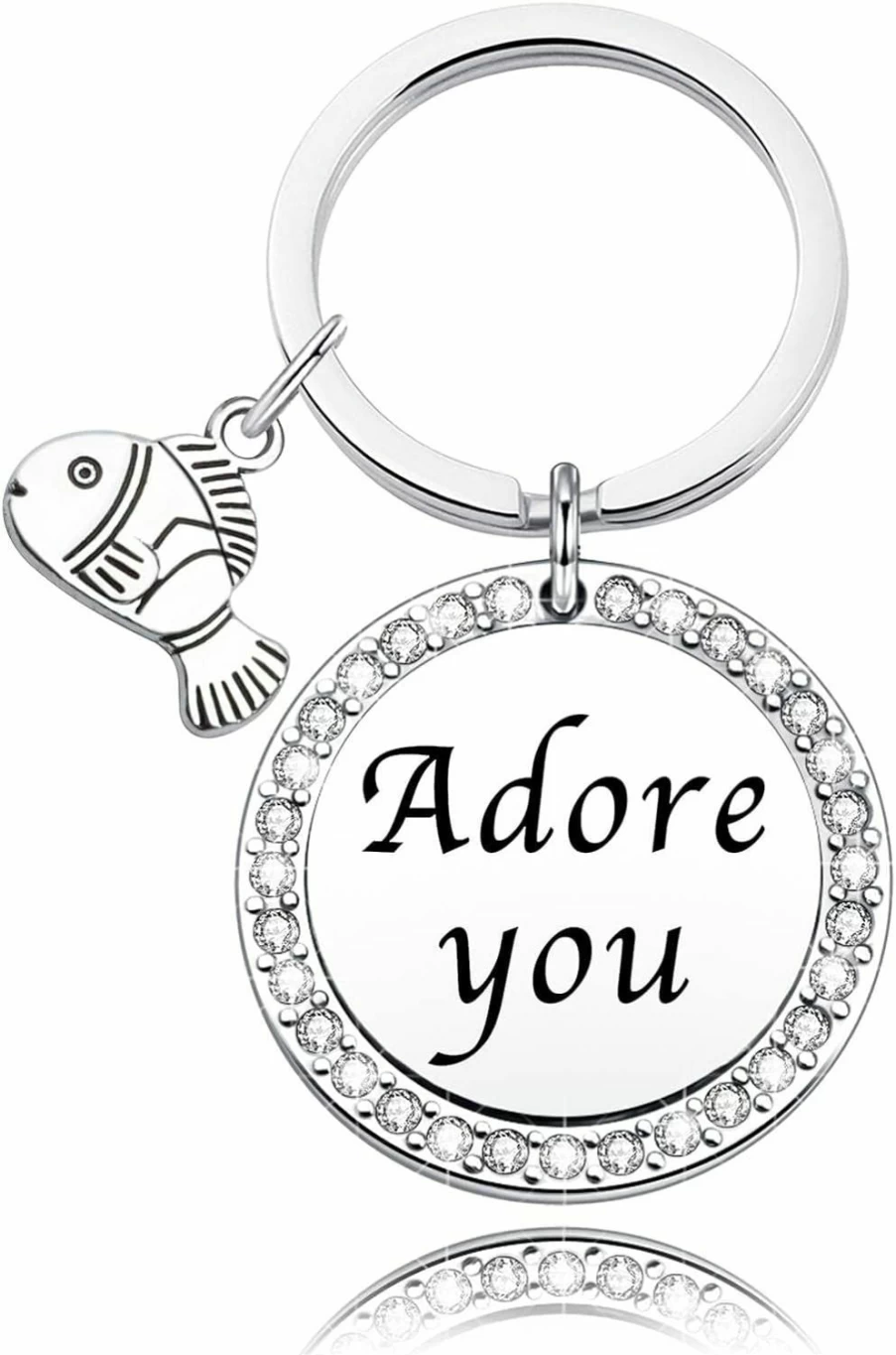"Harry Potter Inspired Adore You Keychain - Fish Charm Jewelry Gift for Fans & BFFs"