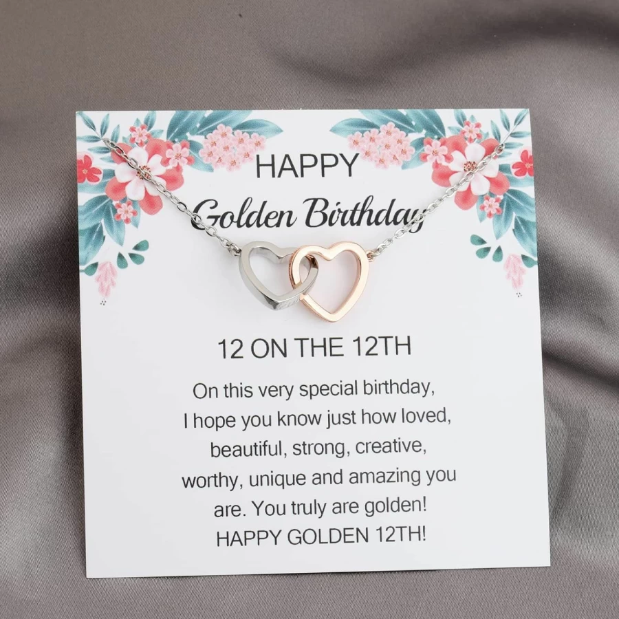 TIIMG 12th 13th 18th Birthday Gift for Girls & Boys - Golden Age Keepsake Present for 12 13 18 Year Olds