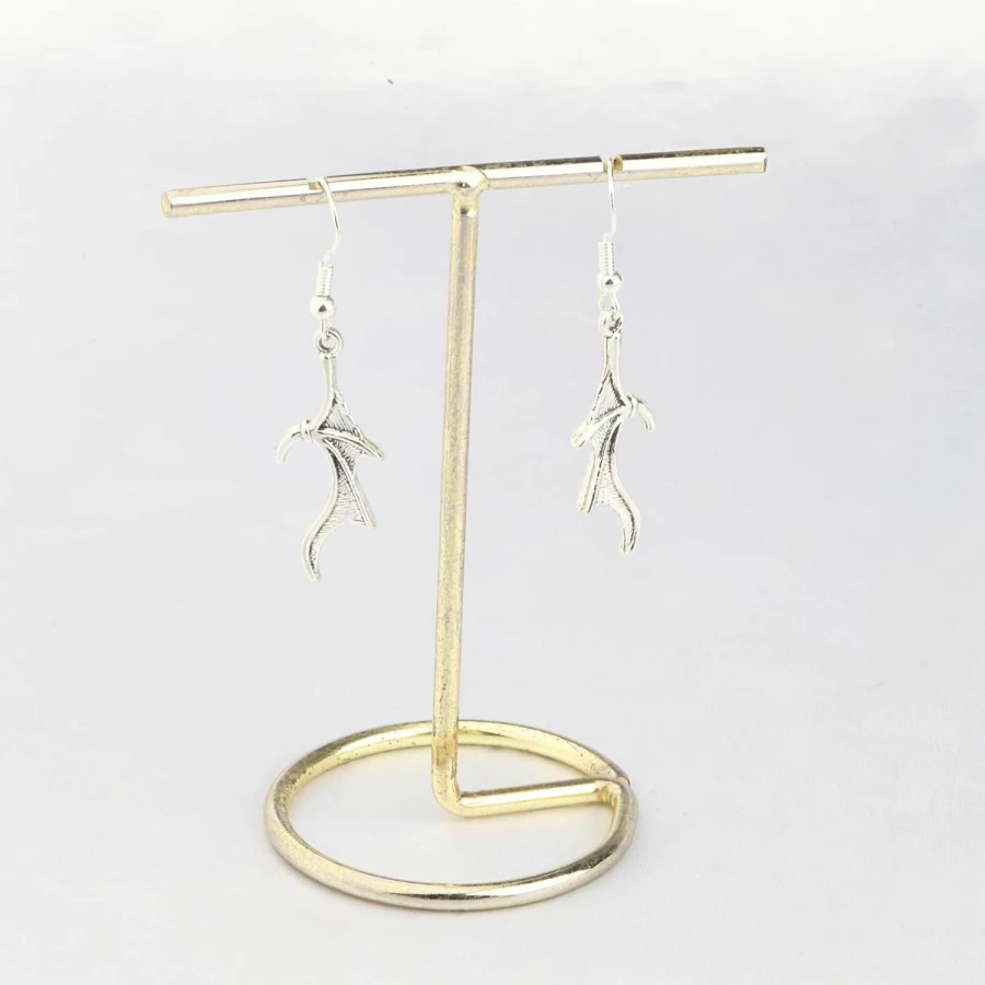 BLEOUK Rhysand Bat Boys Night Court Inspired Earrings - Cassian Azriel Bookish Jewelry Gift for Readers