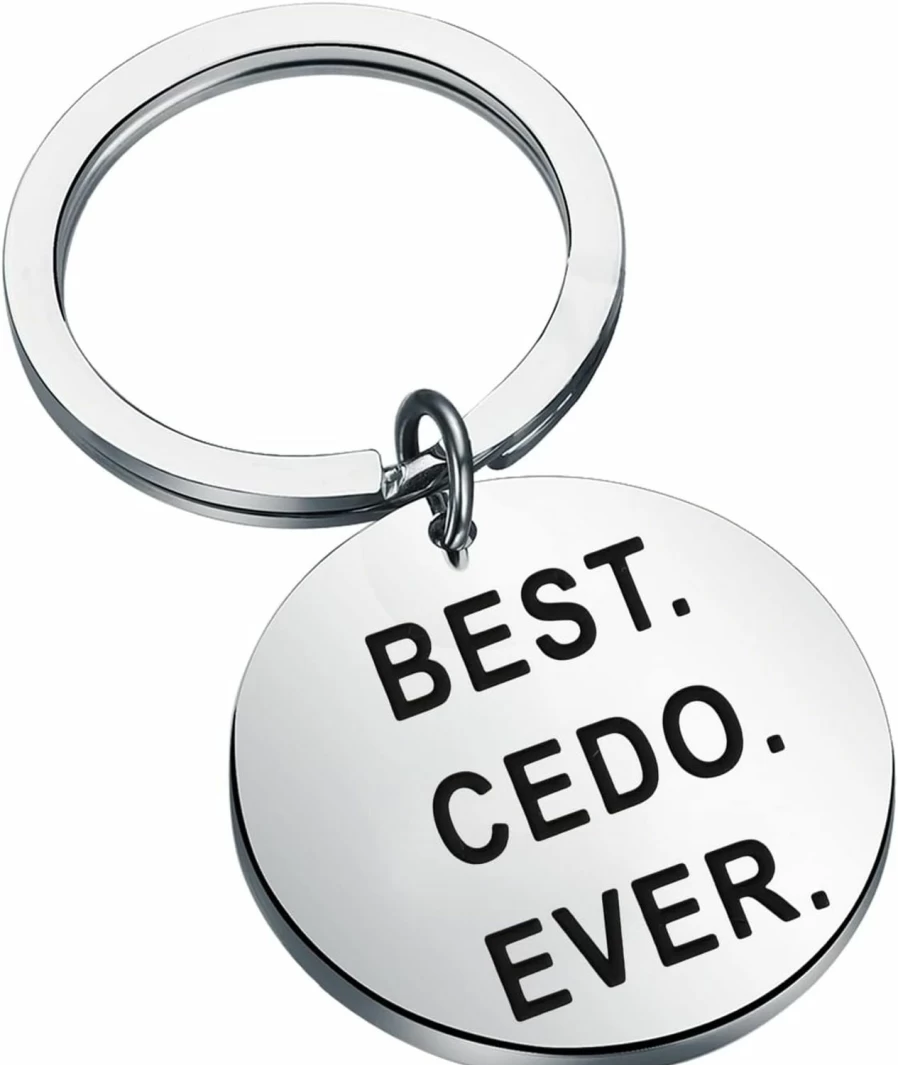 "CENWA Arabic Cedo Keychain - Unique Grandfather Gift, Best Father's Day Present, Personalized Keepsake"