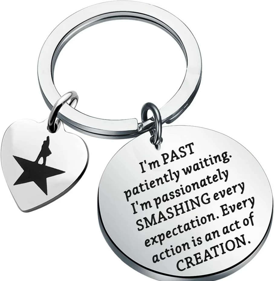 Bobauna Broadway Musical Keychain - The Perfect Gift for Musical Theater Fans & Lovers - Unique Music Inspired Jewelry Accessory