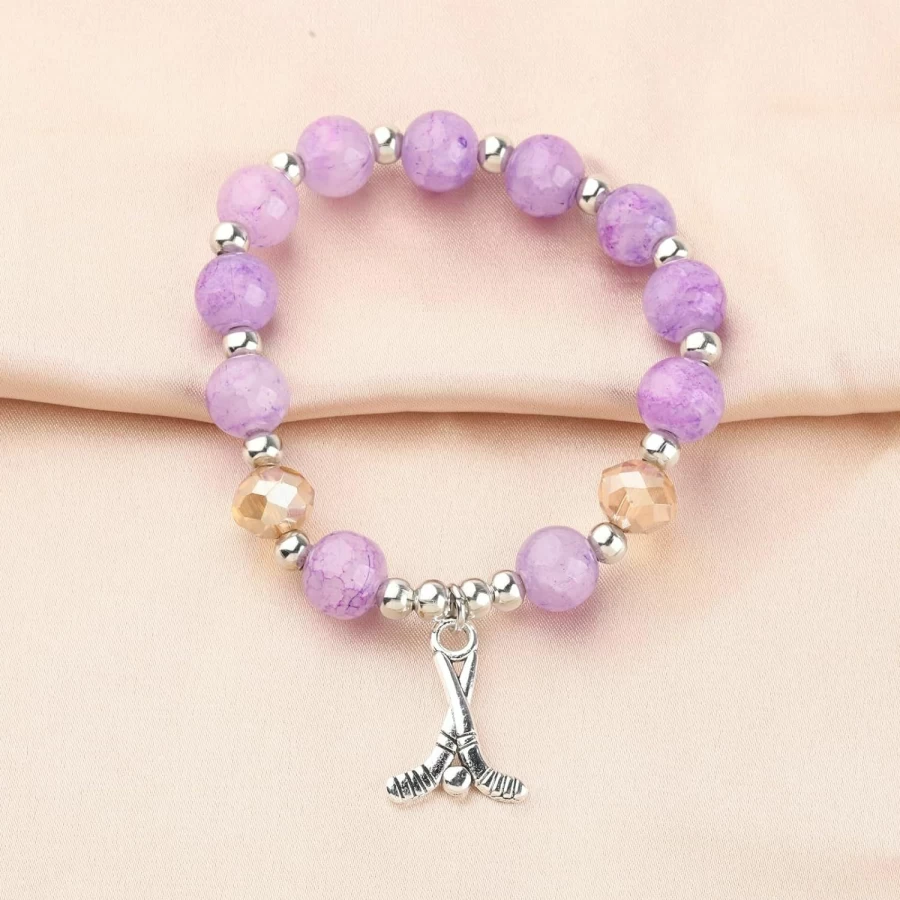 WSNANG Hockey Player Bracelet - Unique Field Hockey Jewelry Gift for Team Players & Hockey Lovers