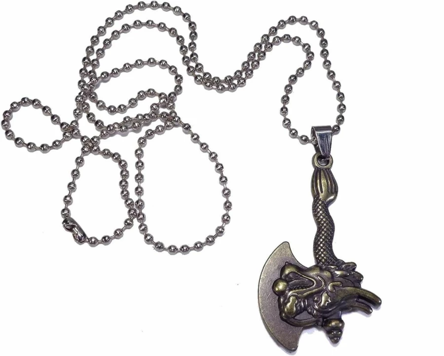 "Positive Aroma Confidence & Protection Amulet Pendant - Oxidized Sword Necklace with Chain"