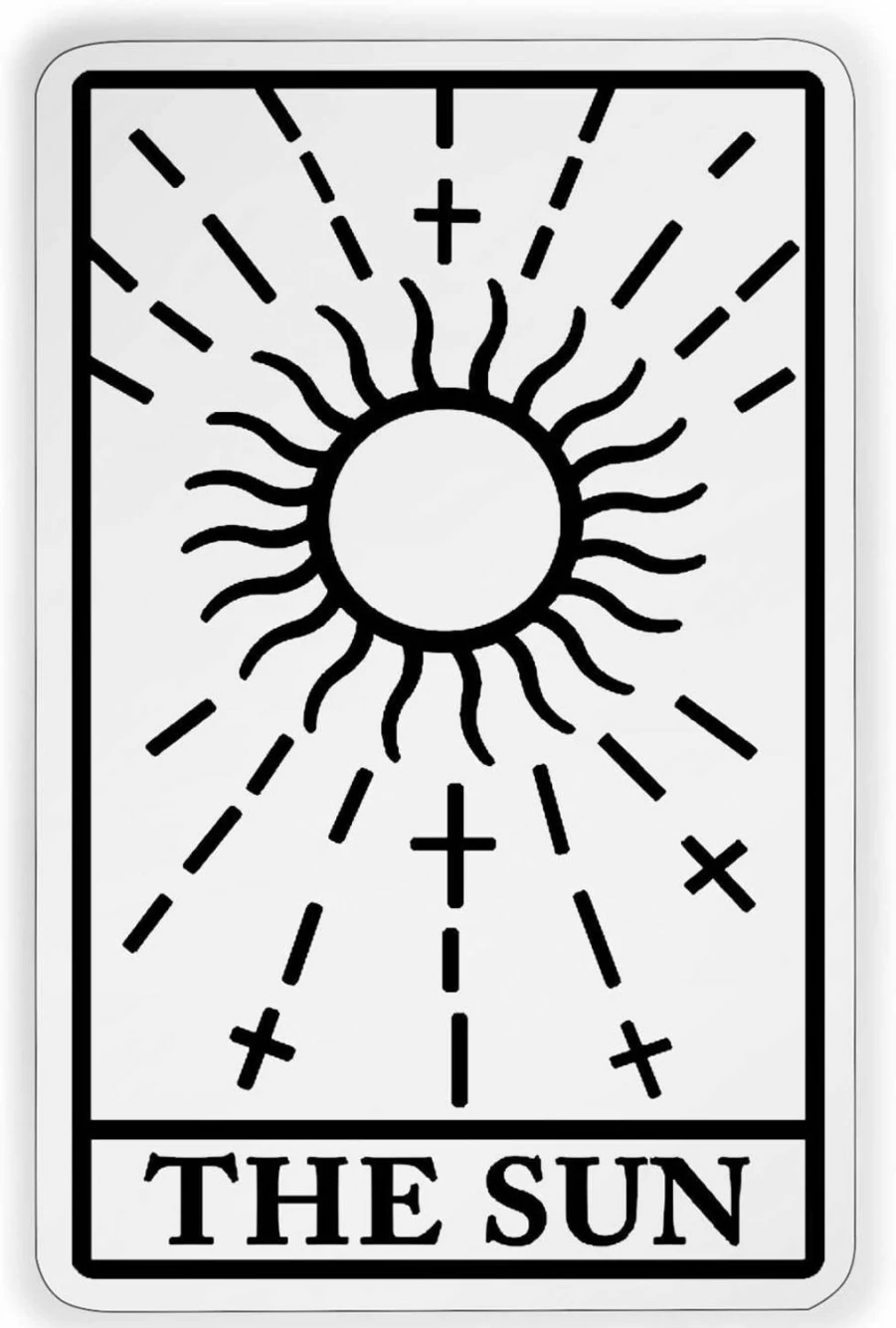 NC Tarot Card Pendant - Mystic Amulet Jewelry for Divination & Good Luck, Astrology Gift