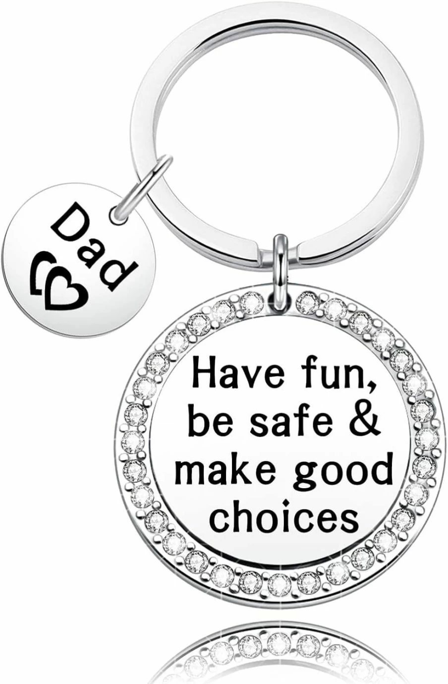 "2022 DGHJ Graduation Keychain Gift for Daughter, Son, Students - Fun, Safe, Motivational Driver Present"