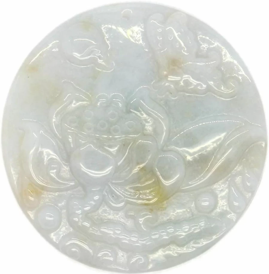 "Jadeite Jade Pendant Necklace - Type A Certified - Exclusive from Jade-Collector.com Gadget Series"
