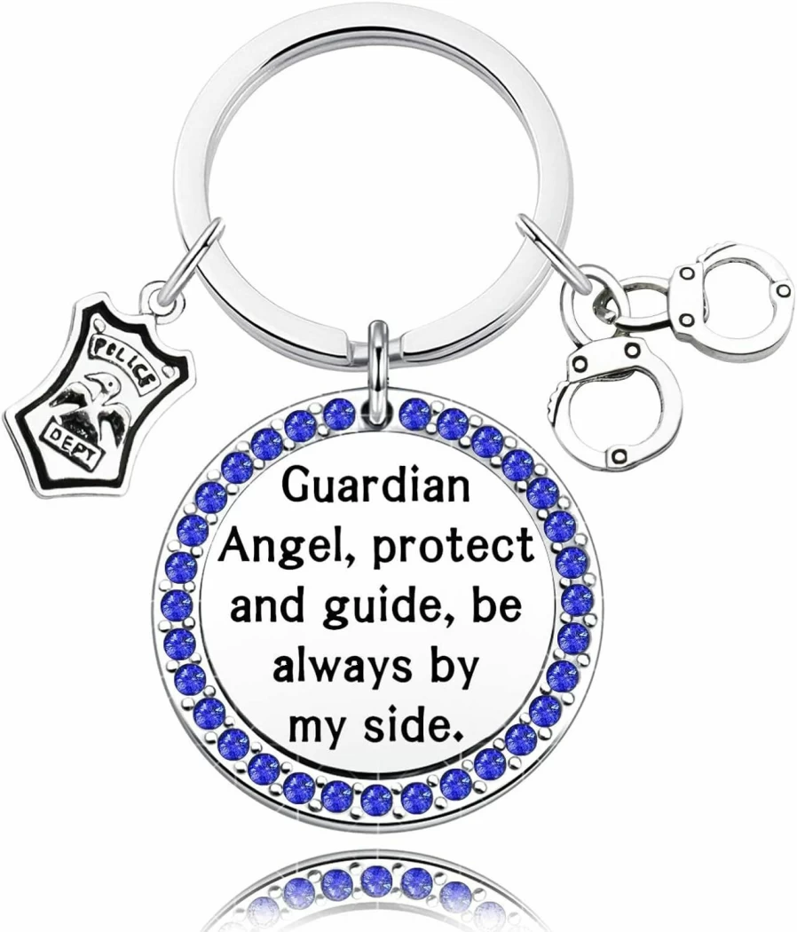 "Police Officer Gift Keychain - Handcuff Design for Academy Graduates, Thank You Present, Law Enforcement Jewelry"