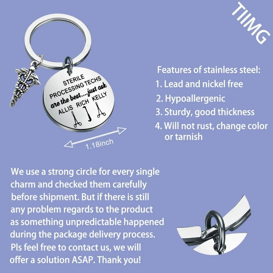 "TIIMG Funny Sterile Processing Tech Gift for SPD Tech, Lab Tech & Operating Room Nurses - Humorous Medical Appreciation Present"