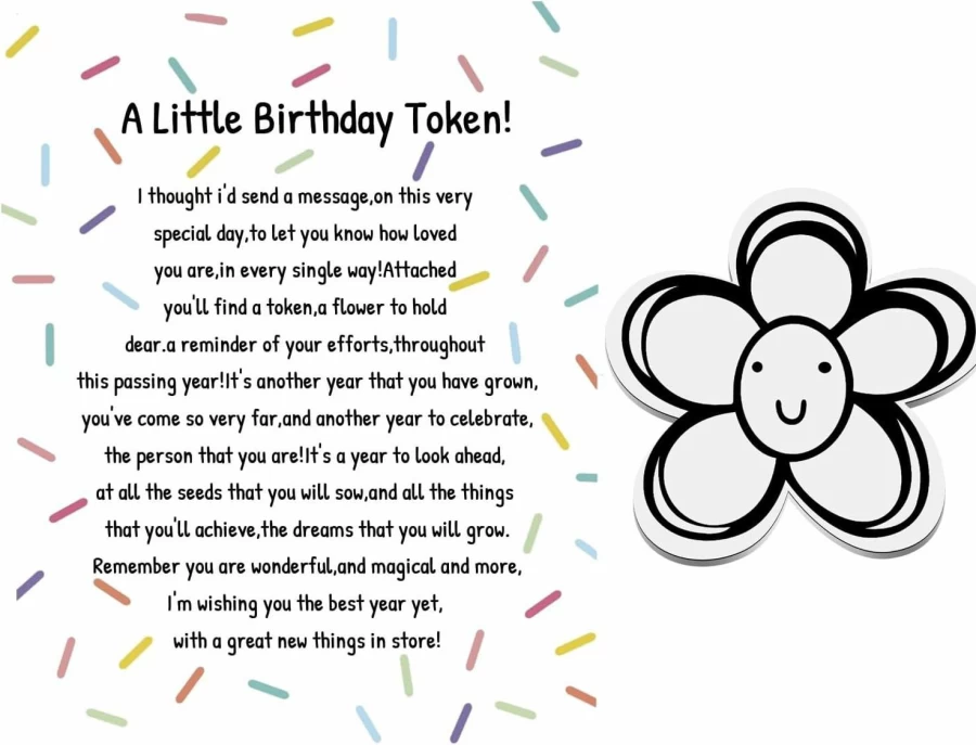Lywjyb Birdgot Floral Keepsake Token - Thoughtful Birthday Gift for Women, Girlfriends, Mothers, Daughters, Sisters & Best Friends