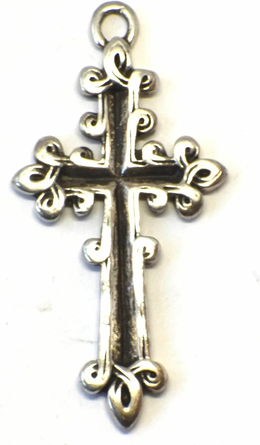 "12 Pack Antique Silver Tone Pewter Blank Cross Pendants - Generic"