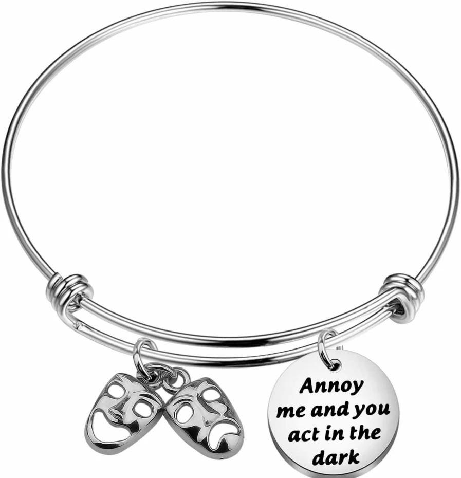 "BAUNA Broadway Drama Actor Gift Keyring – Annoy Me Keychain for Theatre & Musicals Fans"