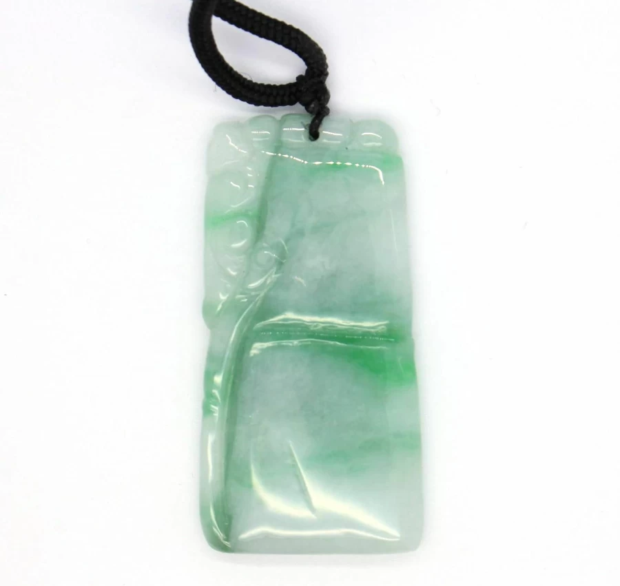 "Jadeite Jade Necklace Pendant - Type A Certified, Vegetables Series 07 by Jade-Collector.com"