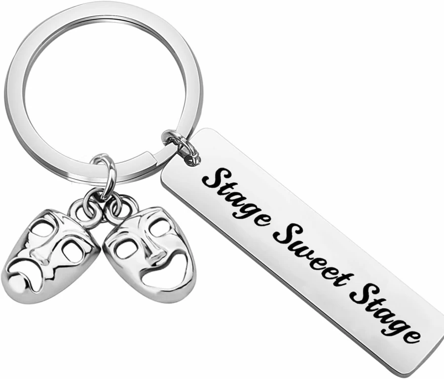 TIIMG Theatre Keychain - Perfect Gift for Actors, Actresses, Stage Directors & Managers - Unique Theater Lover Present