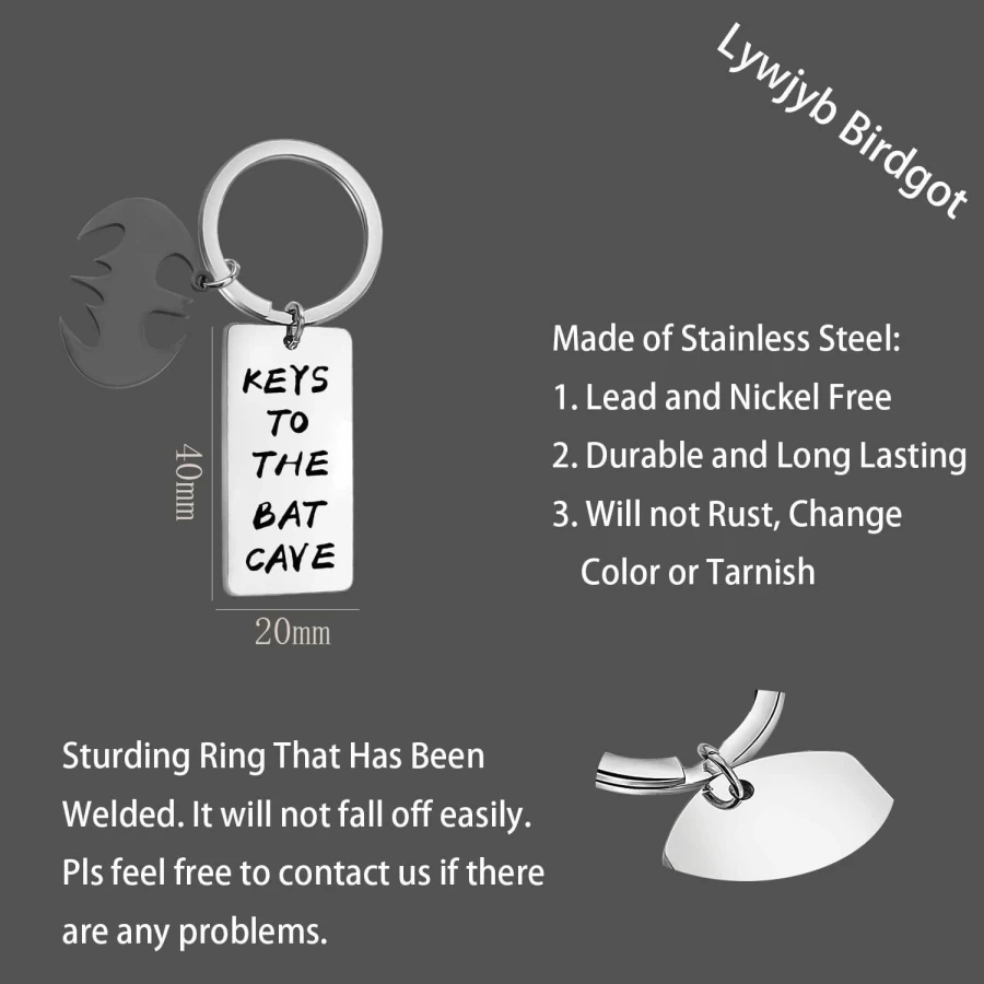 "Lywjyb Birdgot Cave Keychain - Unique Movie Inspired Gift for Film Fans"