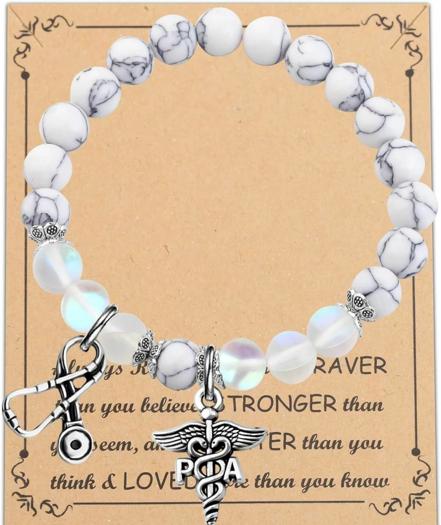 "FUSTMW PA Keychain - Thoughtful Physician Assistant Graduation Gift for Doctors & Medical Professionals"