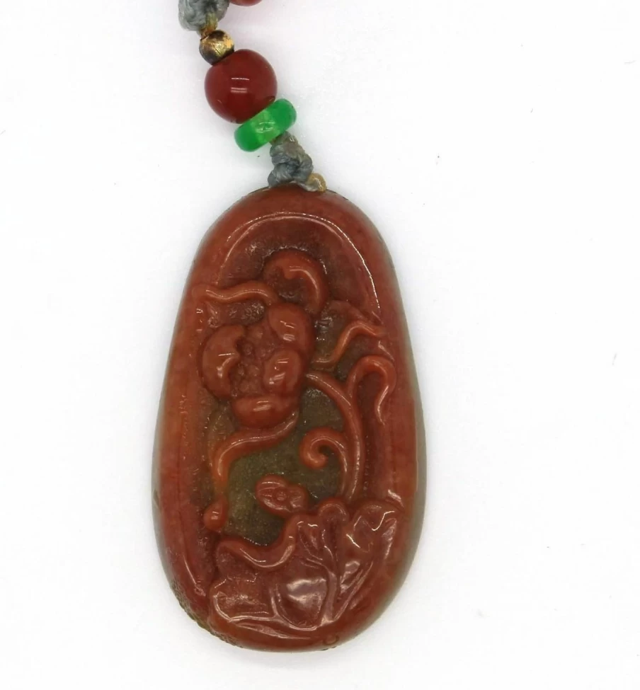 "Jadeite Jade Pendant Necklace - Type A Certified - Gadget Series by Jade-Collector.com"