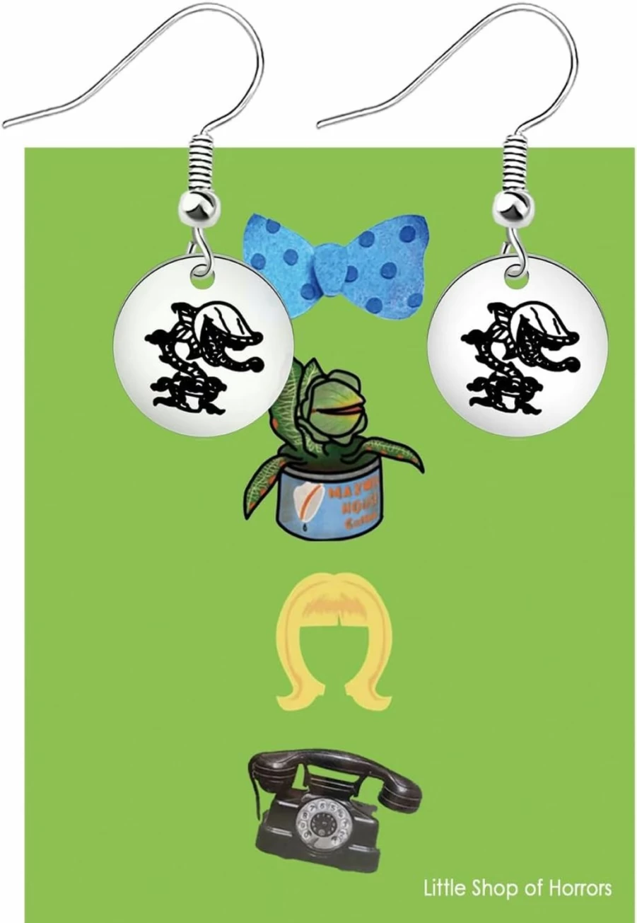 "Lywjyb Birdgot Horror Movie Inspired Earrings - Scary Film Gift for Theatre Fans, Mothers & Sisters"