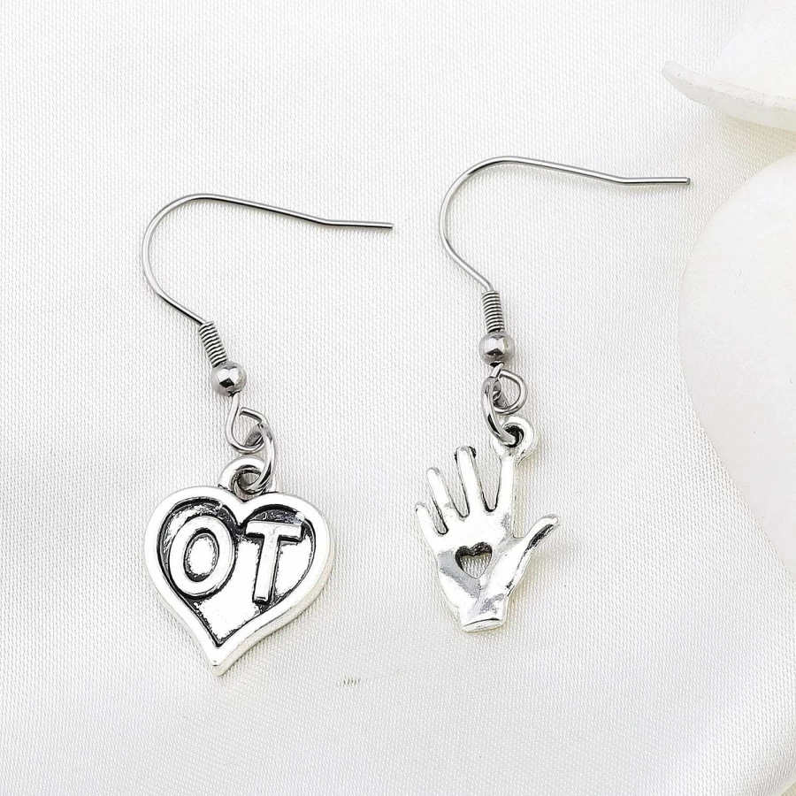 "Bobauna Occupational Therapist Keychain - OT Graduation Gift, Therapy Jewelry for Healthcare Professionals"