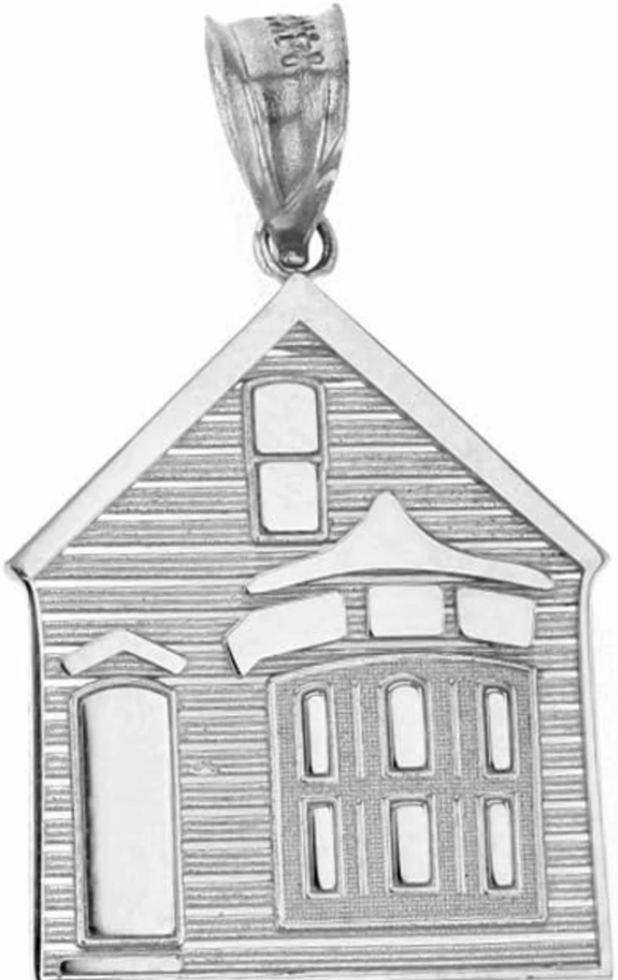 "CaliRoseJewelry 925 Sterling Silver 'My House Is A Home' Charm Pendant for Necklace"