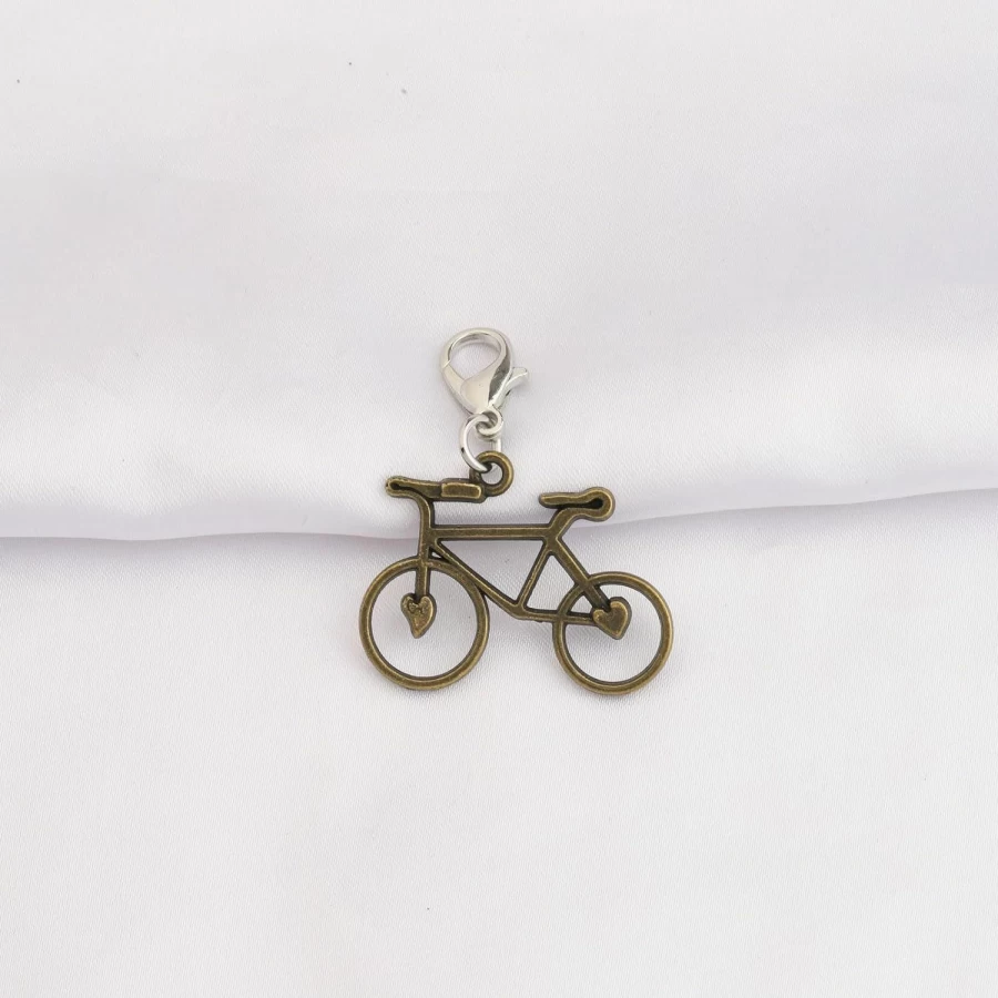 WSNANG Bicycle Charm Pendant - Cycling Gift for Bike Lovers, Lobster Clasp Souvenir for Cyclists