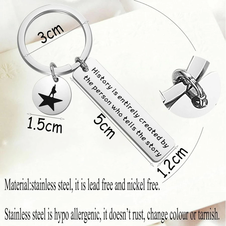 Bobauna Musical Keychain - Portable Mini Theater Jewelry, Unique Fan Gift with Melody for Music Lovers