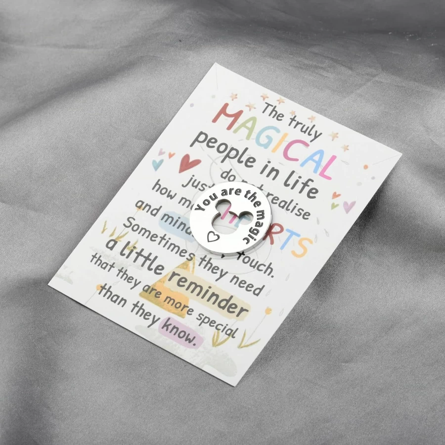 "TIIMG Truly Magical Token - Special Person Thank You Card, Appreciation & Encouragement Gift (You Are The Magic)"
